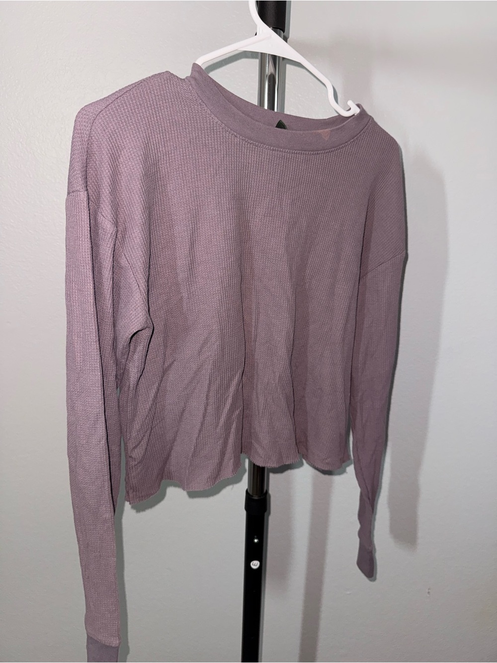 wild fable Long-Sleeve Waffle Top - Mauve